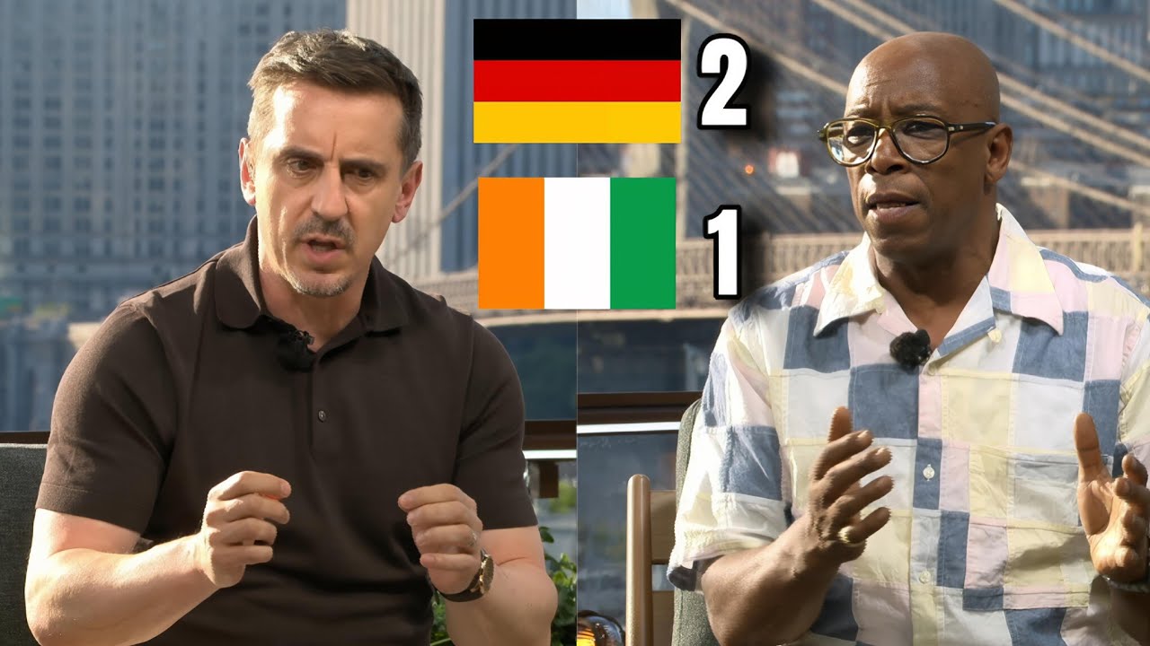 Gary Neville & Ian Wright STUNNED by Germany's Incredible 2-1 Comeback vs Ivory Coast!