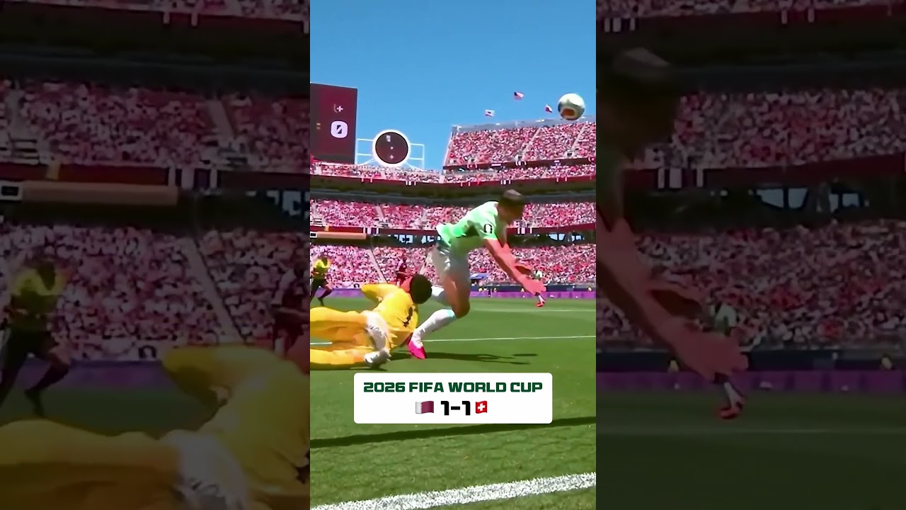 Qatar 🇶🇦 1-1🇨🇭 Switzerland - FIFA World Cup 2026