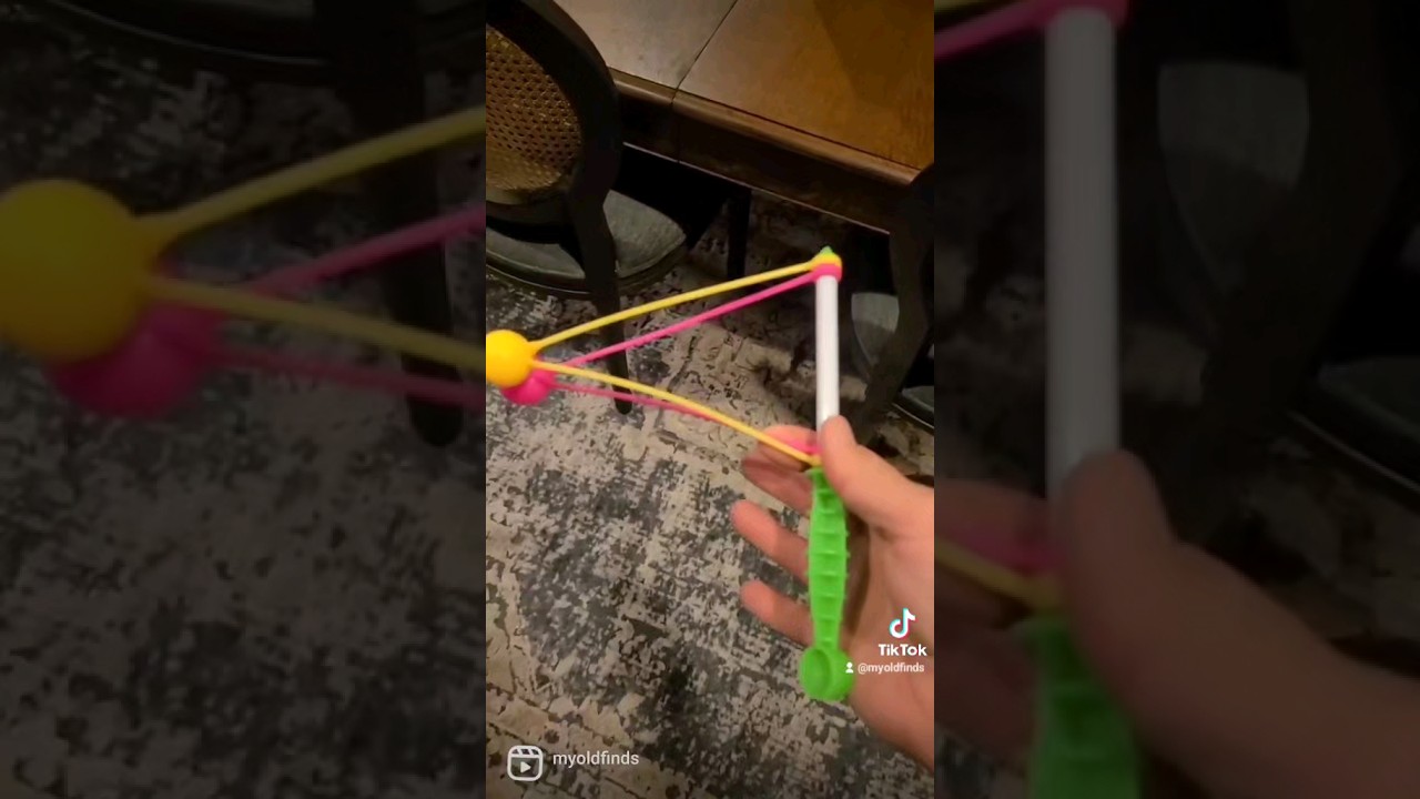 1990's Neon Clicky Clack toy.  #retro #1990s #toys #retrotoys #ilovethe90s #satisfyingvideos #fyp
