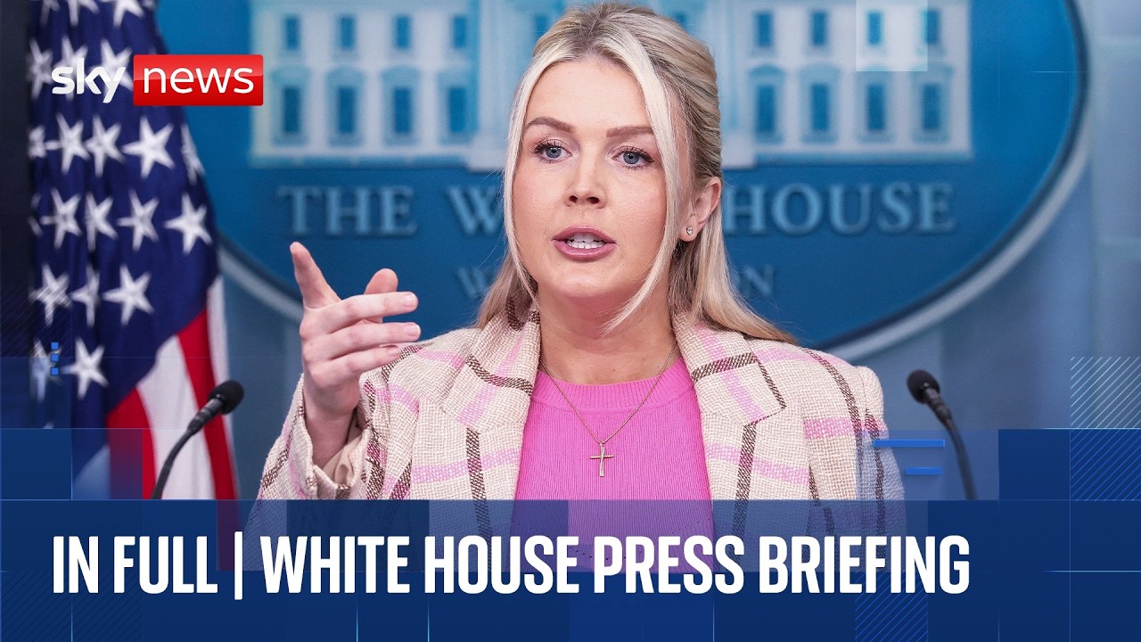 White House press briefing as Iran issues warning to Trump