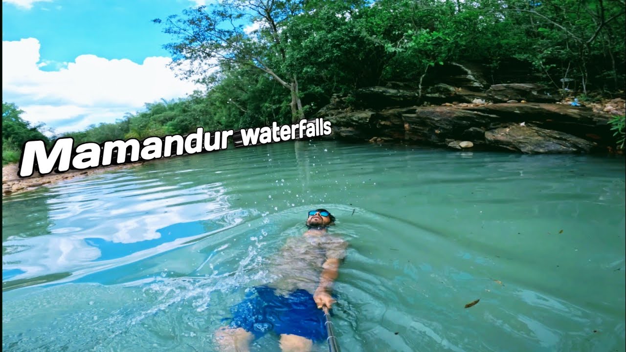 Mamandur waterfalls present situation in 4k || beautiful waterfalls in Tirupati || Shafi Styles
