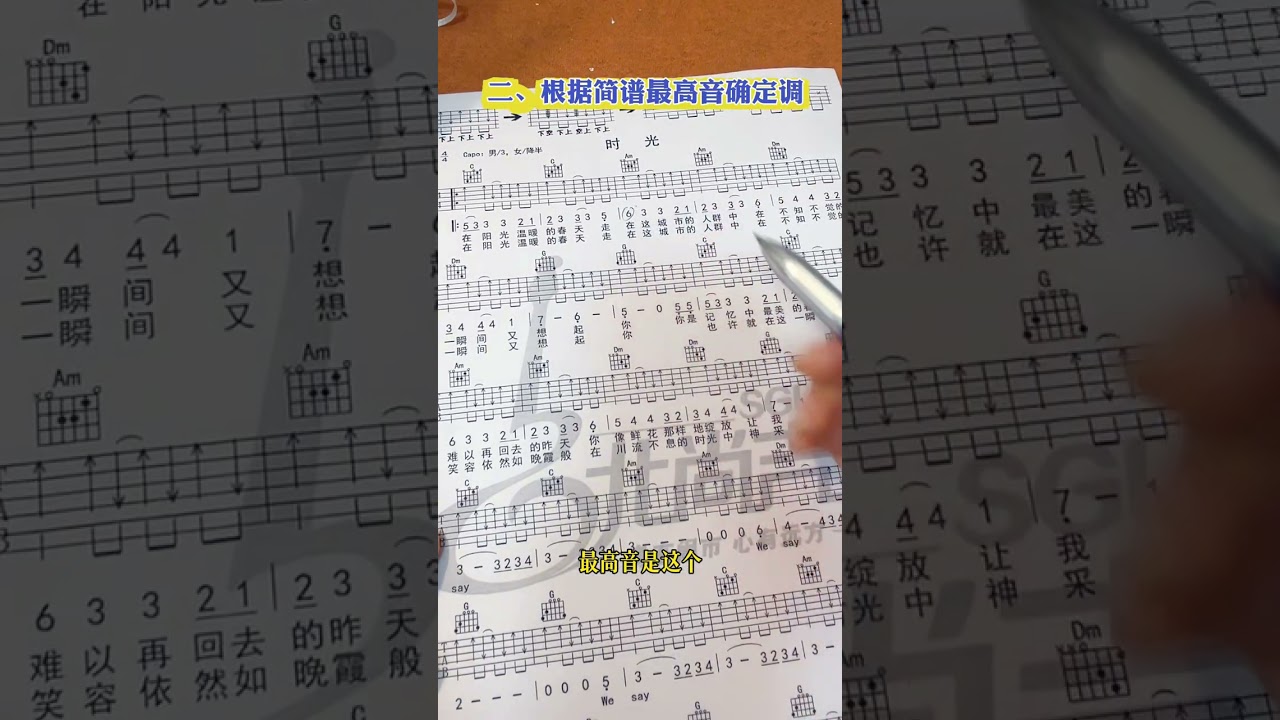 吉他弹唱怎么找到适合自己的调/小七分享