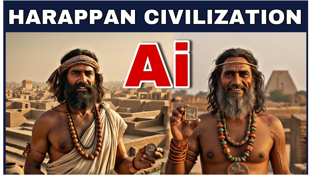 Ai की मदद से देखिए कैसी थी Indus Valley Civilization ! Learn History With Ai #aihistory #harrapa