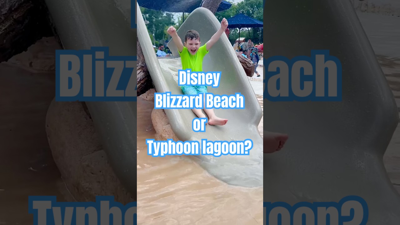 Что лучше: Disney Blizzard Beach или Typhoon Lagoon? #советыdisneyworld