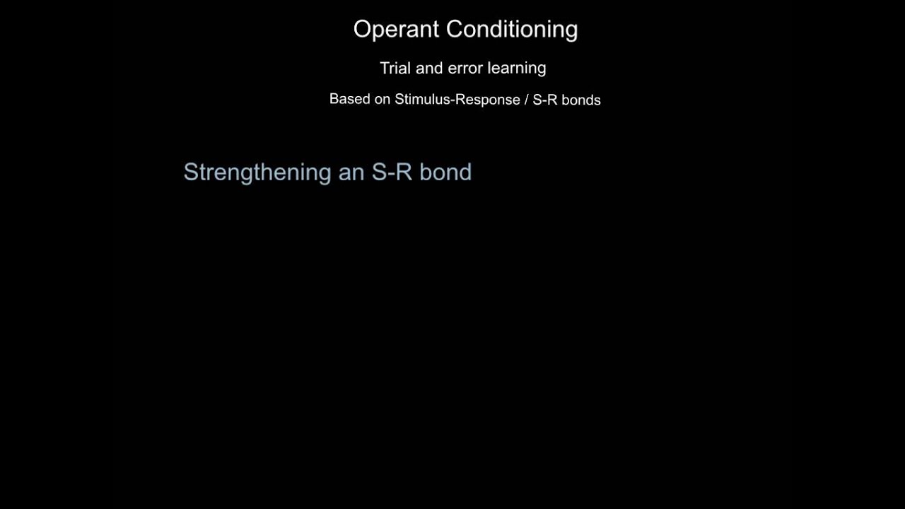 Operant Conditioning