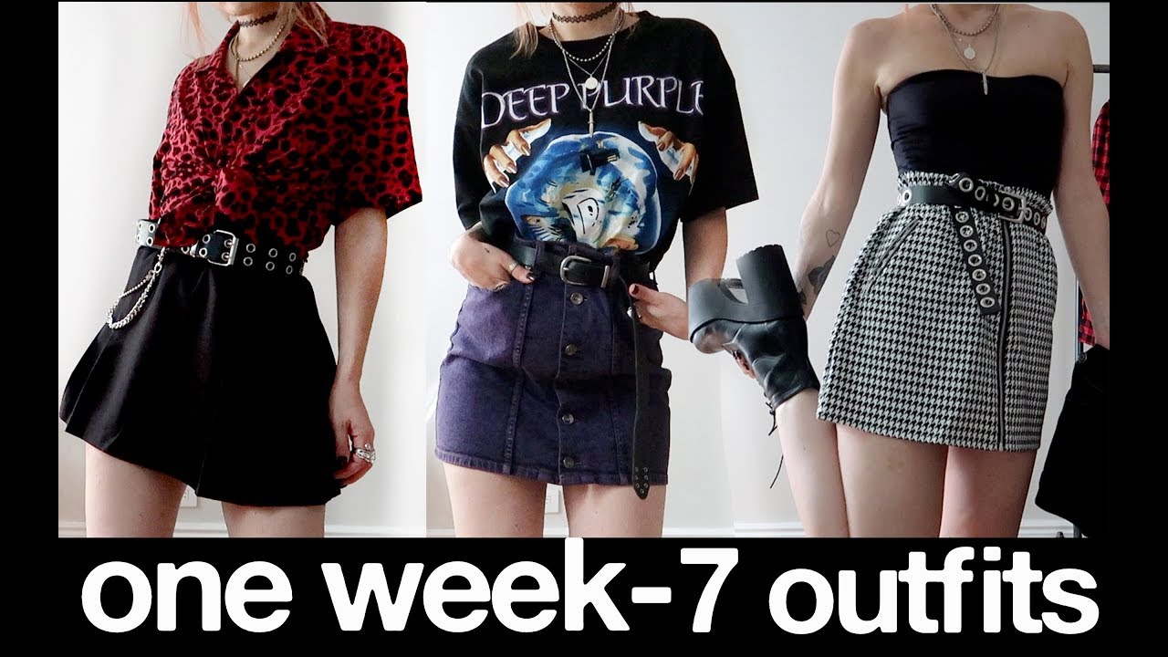 SEVEN SUMMER OUTFITS!