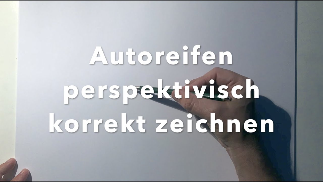 Autoreifen perspektivisch korrekt zeichnen
