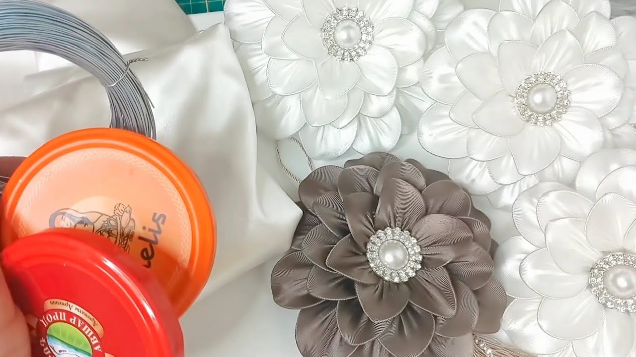 Цветы на ёлку 💜с помощью крыши и проволоки #Marine_DIY_Guloyan