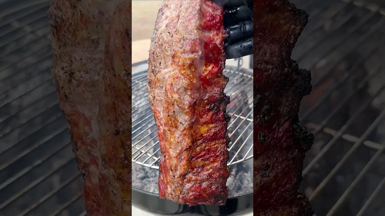 Campfire Ribs- Open fire cooking Recipe= cookingintheyard.com #grilling #openfire #livefire