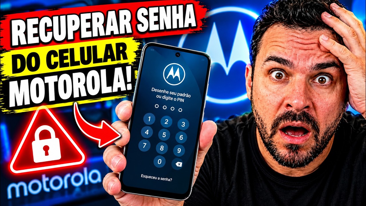 ESQUECEU a SENHA do CELULAR MOTOROLA? Aprenda a RECUPERAR!