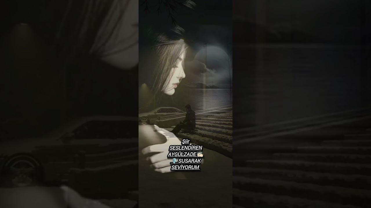 Şiir SESLENDİREN AYGÜLZADE ✍🏻🎙️ SUSARAK seviyorum..