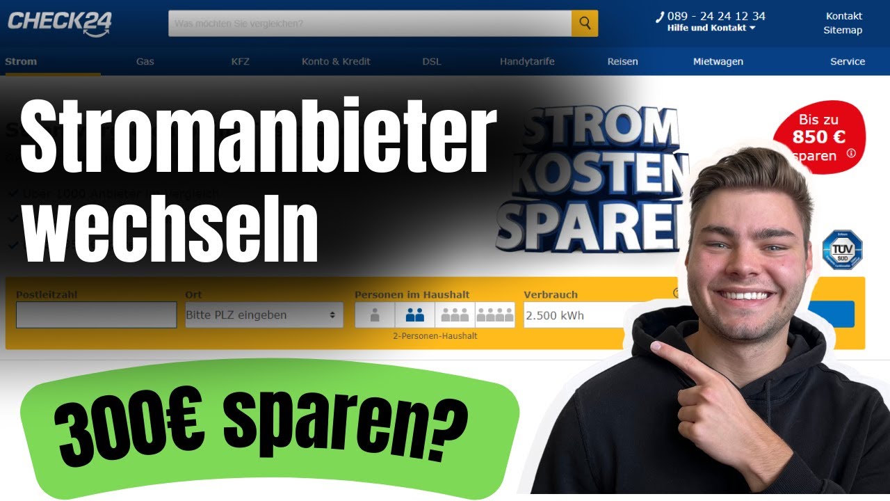 Stromanbieter wechseln bei Check24? So einfach gehts!