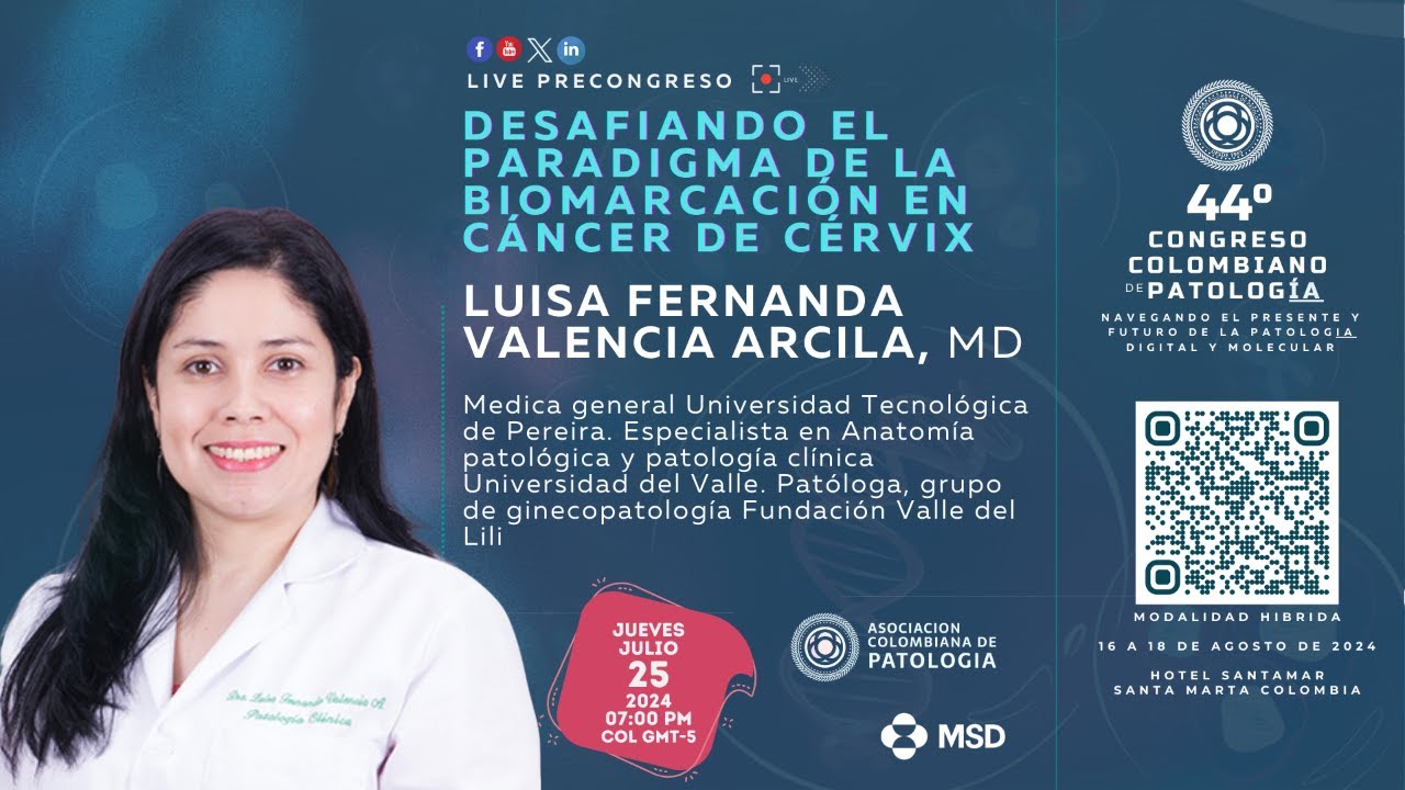🧬🤖 🇨🇴 Live PreCongreso: Desafiando el paradigma de la Biomarcación en Cáncer de Cérvix