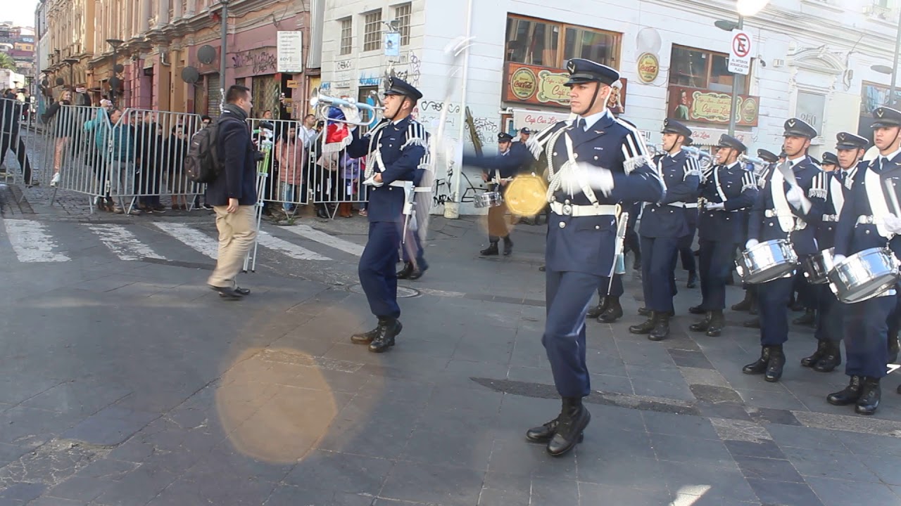 Escuela de Especialidades 2019, Ingreso a Plaza Sotomayor, Glorias Navales 2019