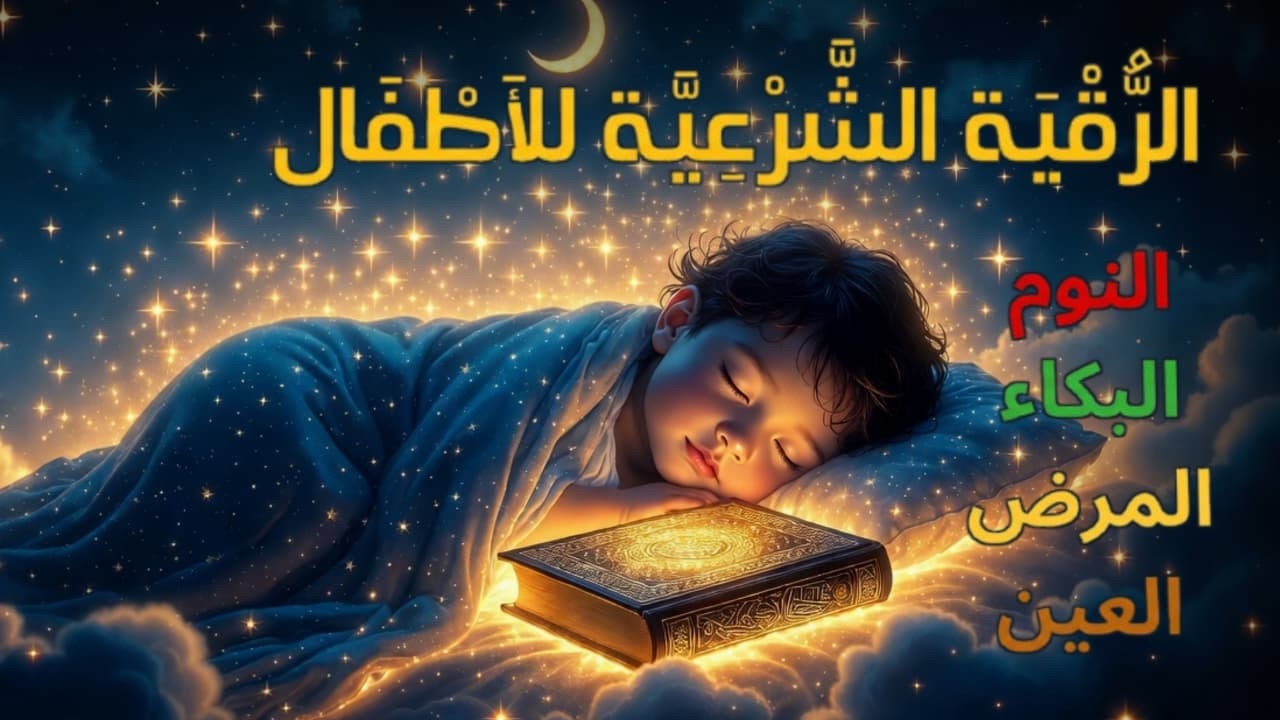 الرقية الشرعية للأطفال لنوم عميق 💛 الحل لعلاج بكاء الأطفال والخوف والأحلام المزعجة بإذن الله