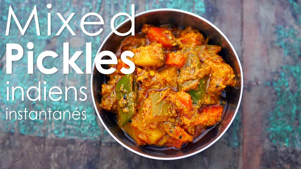 Recette de Mixed Pickles indiens 𑁍 Pankaj Sharma