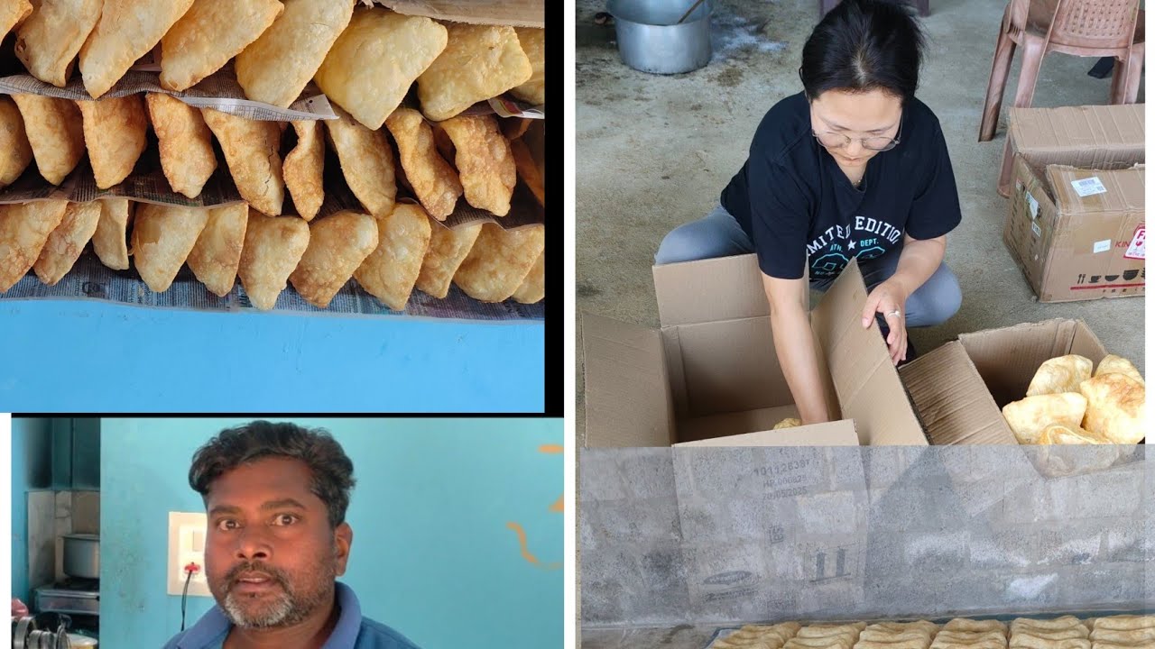 how much difference between this two tibetan losar khapse seller 🤔 ||kollegal #tibetanvlogger ||