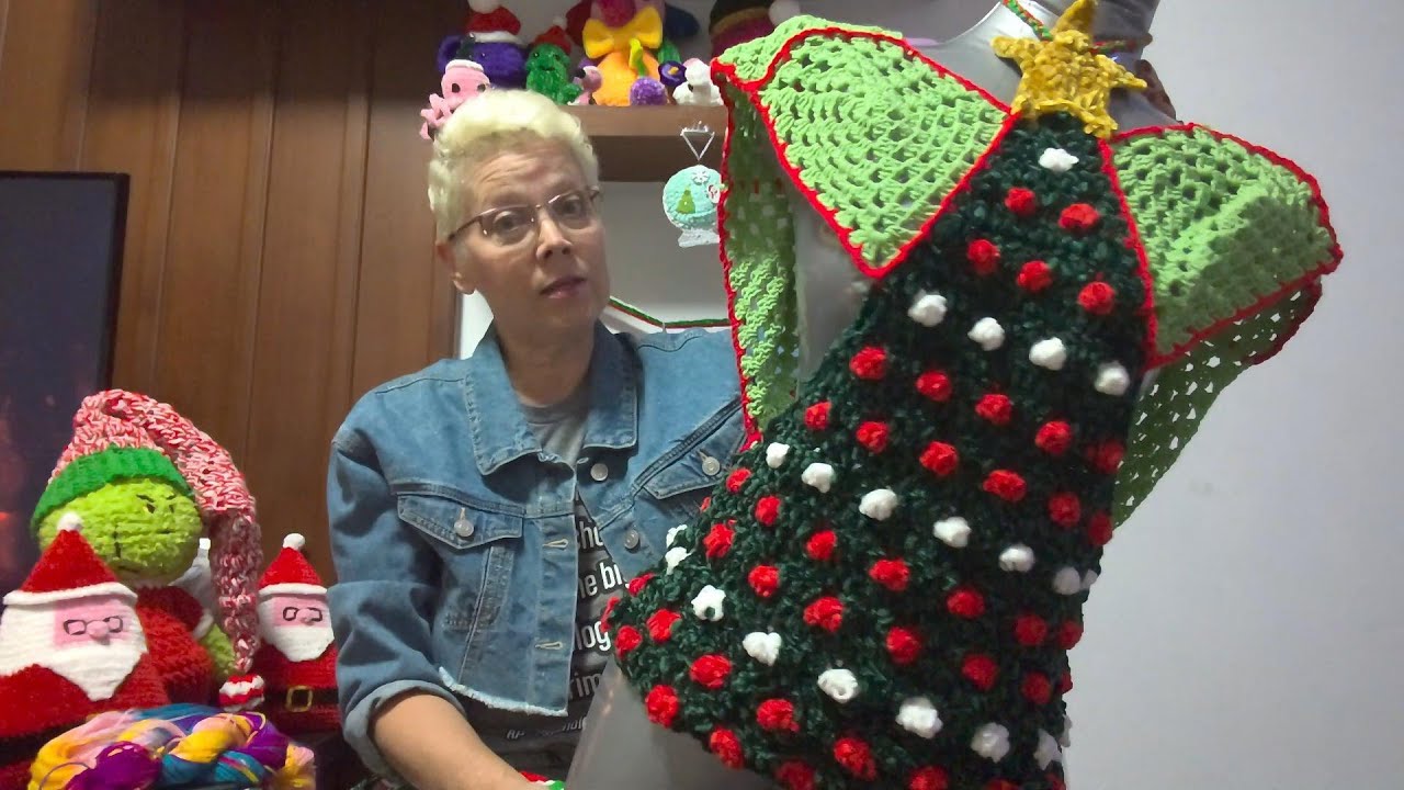 Christmas In Bangkok 17 🎁Crochet Ugly Christmas Sweater