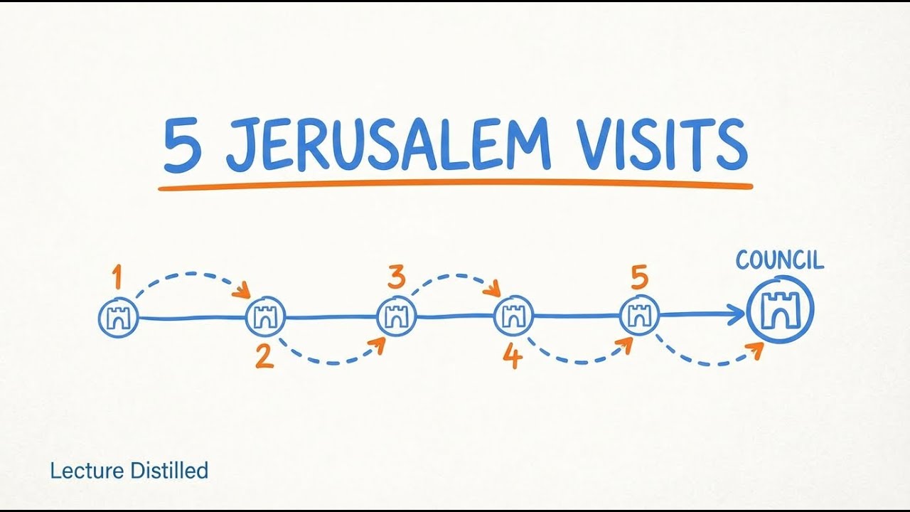 Paul's Early Career in Acts: 5 Jerusalem Visits Before the Council