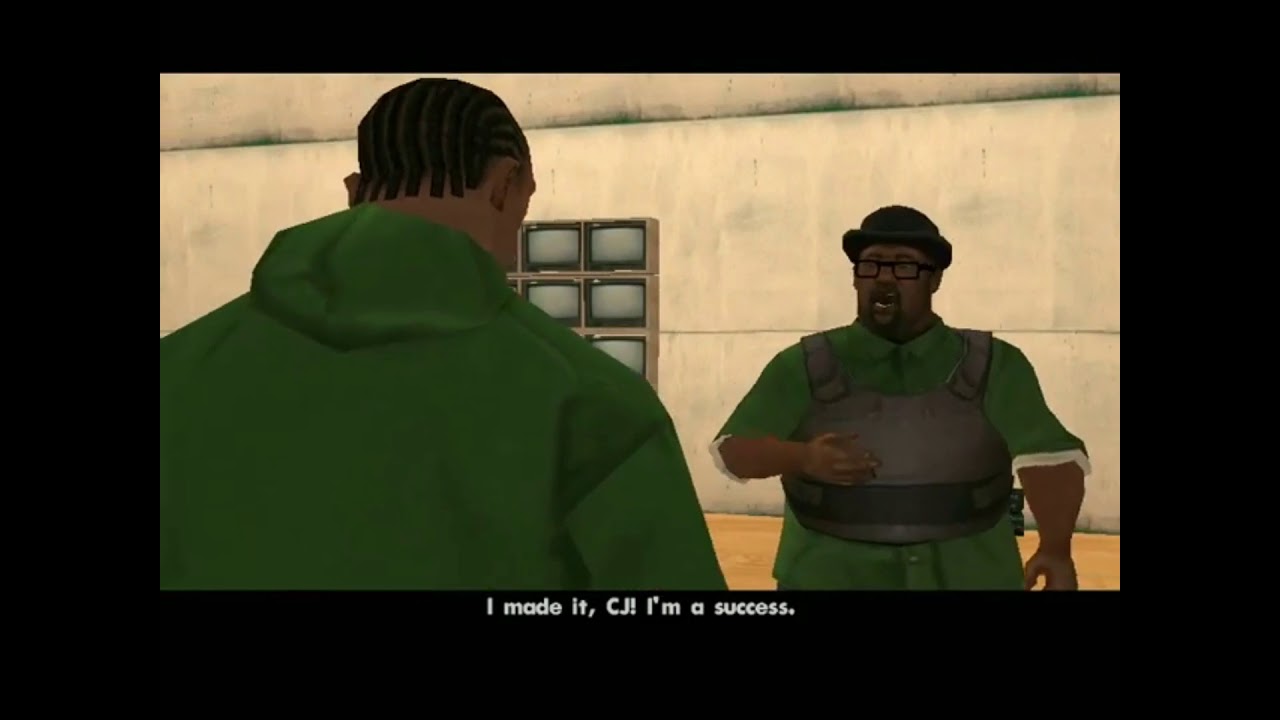 I made it CJ, i'm a success ! I can't be touched !