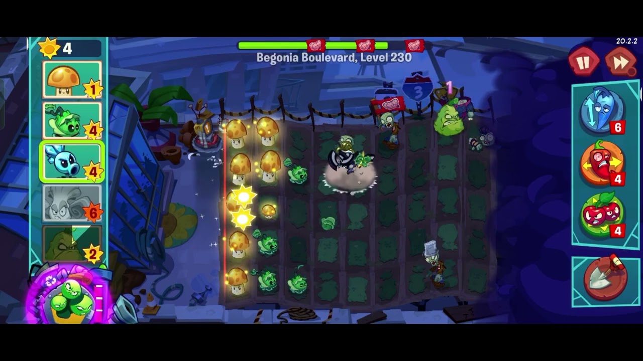 SURVIVAL VERY HARD GAME| LEVEL 230 | PLANTS VS ZOMBIES 