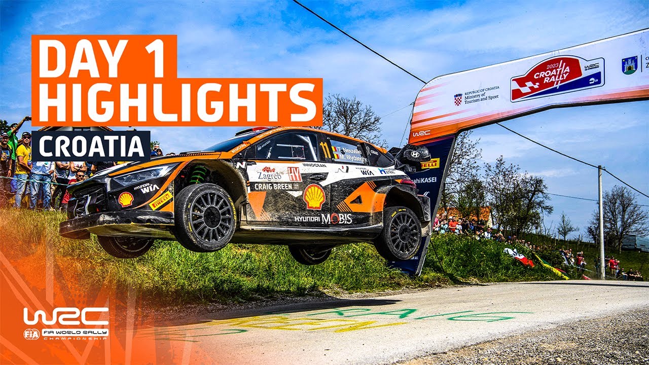 Day 1 Highlights | WRC Croatia Rally 2023