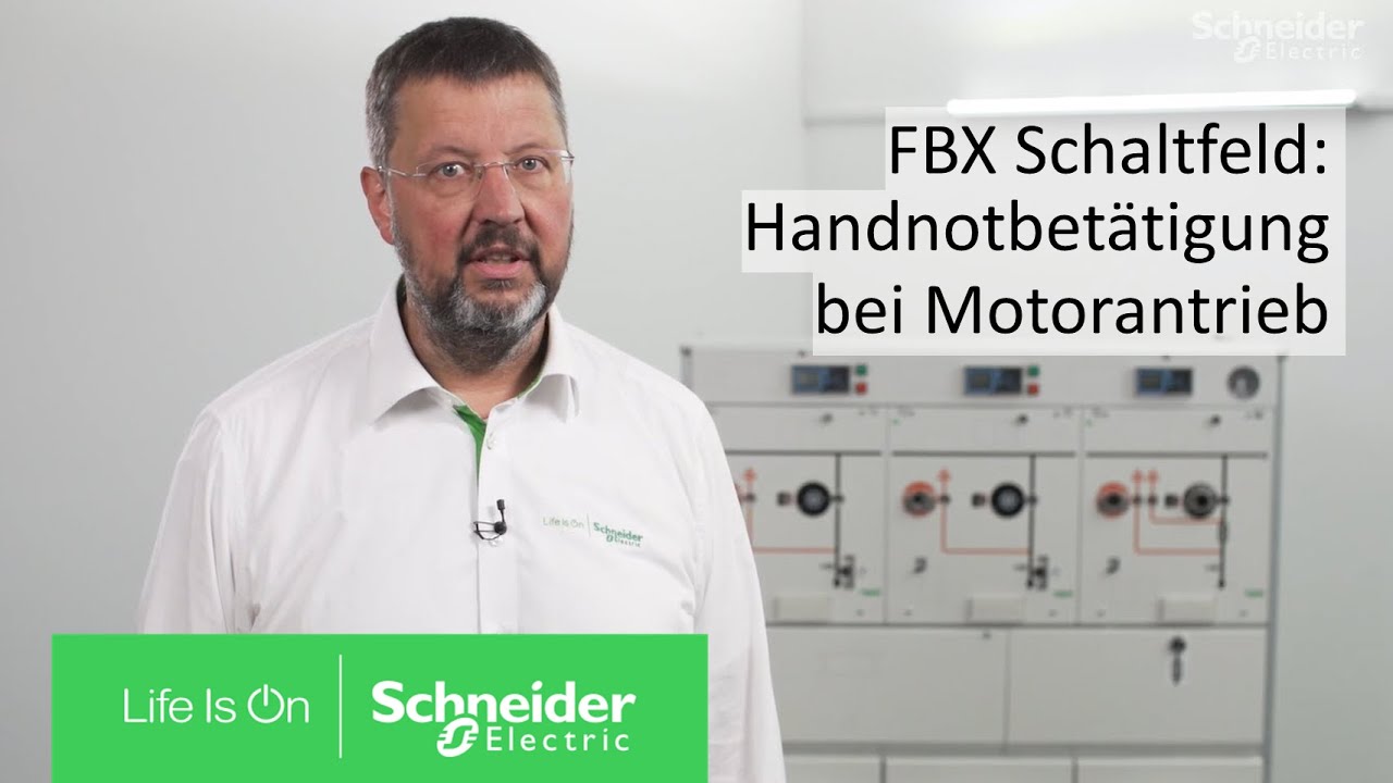 FBX richtig schalten: Handnotbetätigung bei Motorantrieb | Schneider Electric