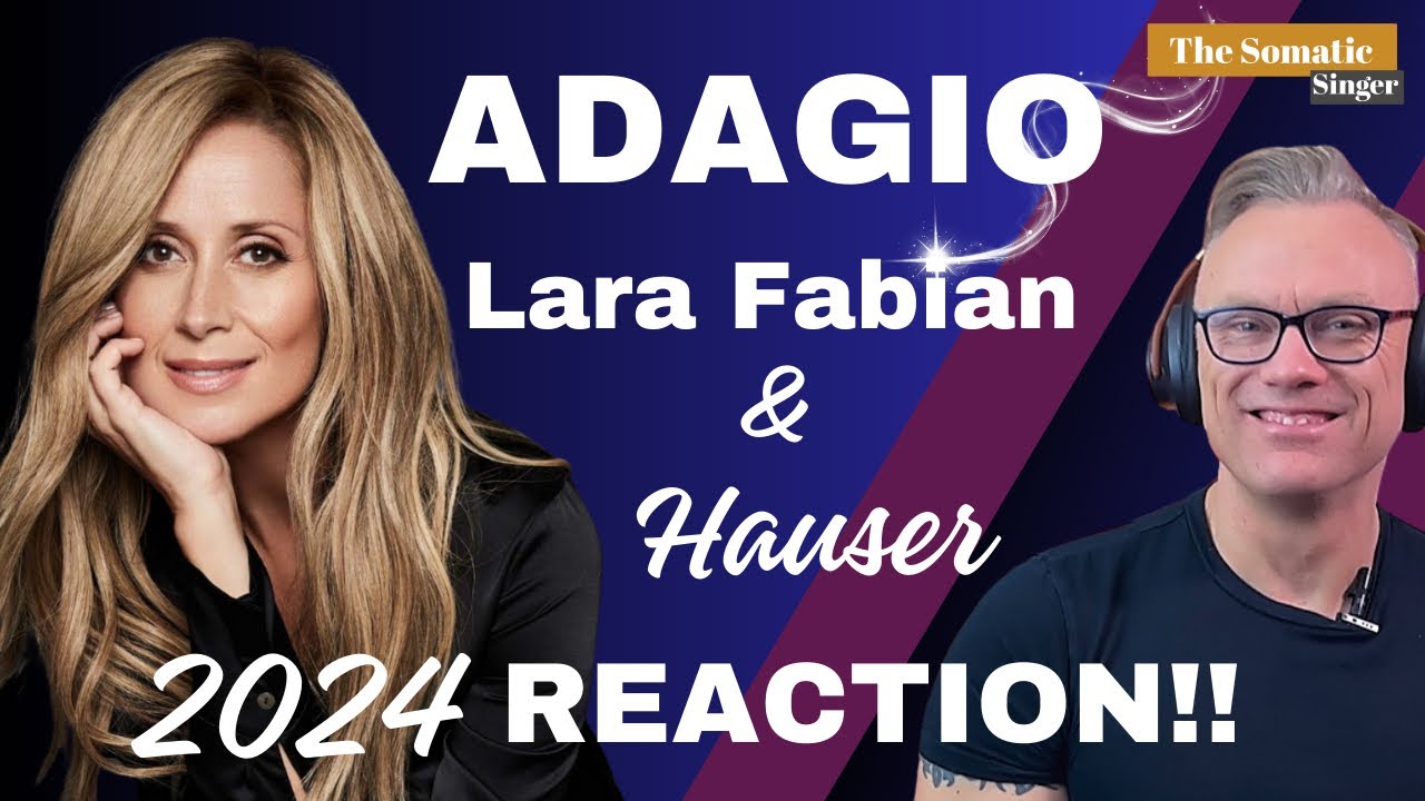 Lara Fabian ft Hauser perform ADAGIO 2024!! TheSomaticSinger REACTS!!!