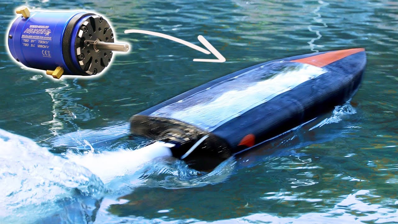5000W Motor In a 3D Printed Jet Boat