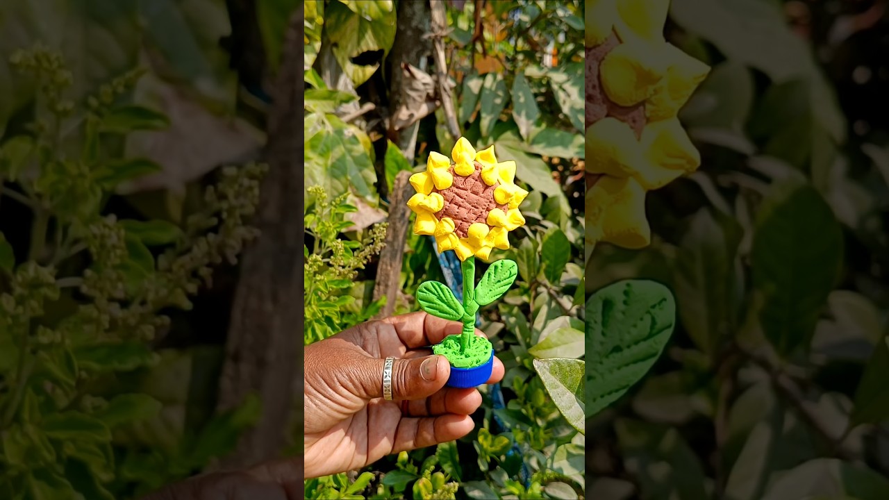 ক্লে + আইডিয়া = সূর্যমুখী 🌻 