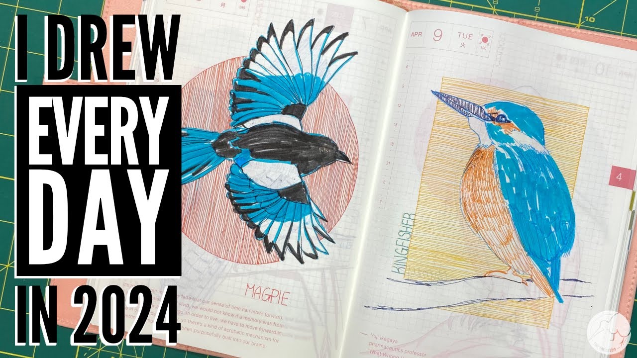 Sketchbook Tour: I Drew EVERY DAY in 2024