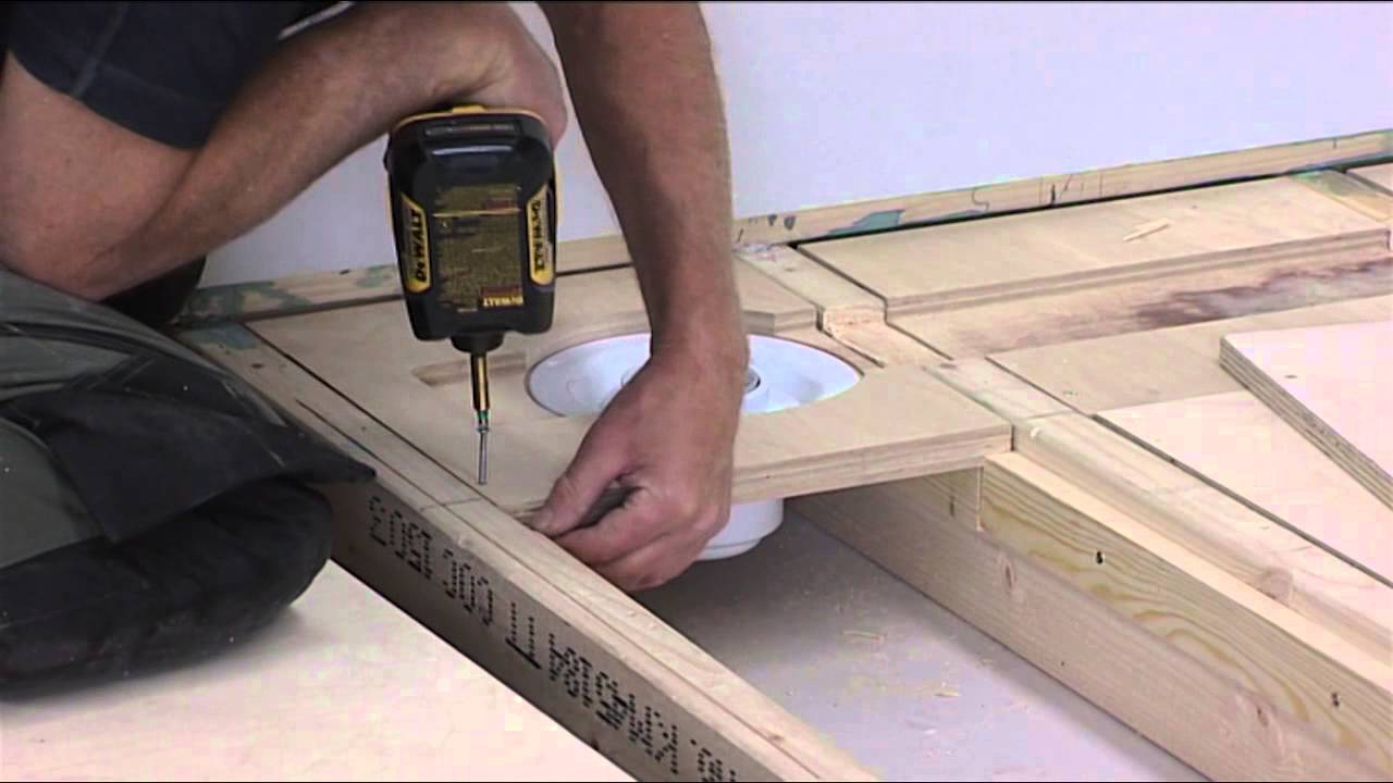 OTL Linear drain installation video