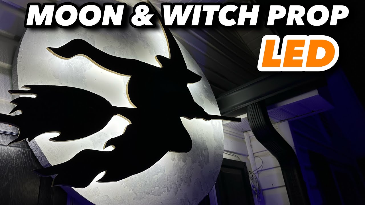 LED MOON & WITCH - TUTORIAL
