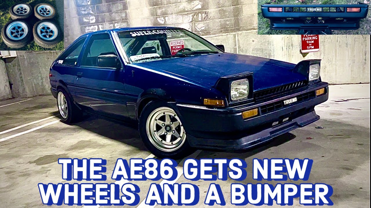 AE86 gets SSR LONGCHAMP wheels and a JDM bumper