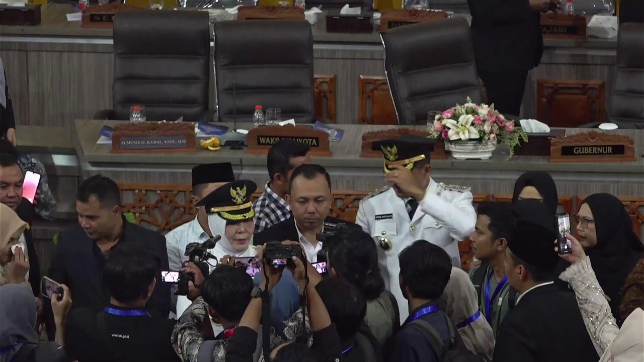 PARIPURNA PELANTIKAN WALIKOTA DAN WAKIL WALIKOTA BANDA ACEH PERIODE 2025 - 2030