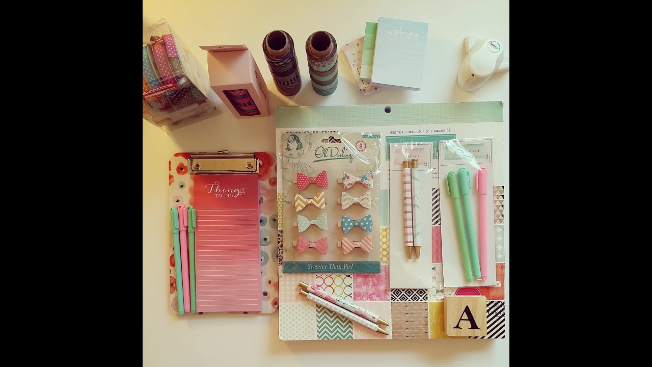 Planner Supplies Haul - March 2015