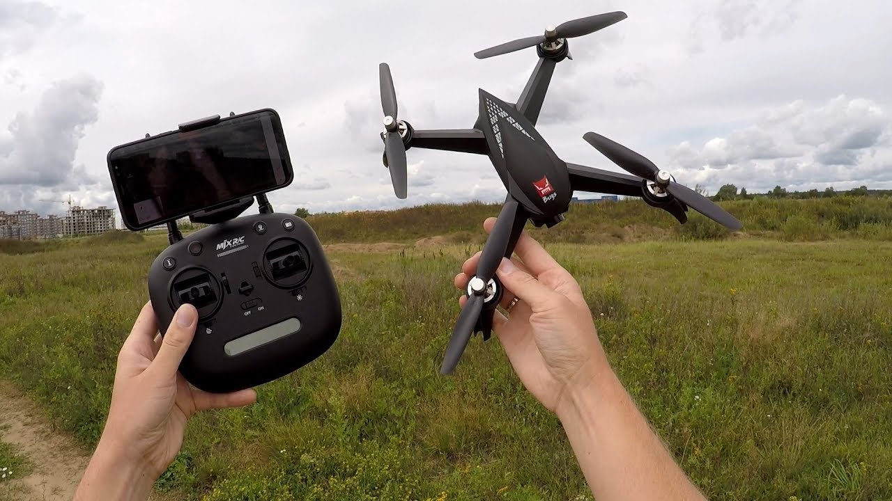 Обзор квадрокоптера MJX Bugs 5W ... GPS, полет по точкам, следуй за мной и БК моторы