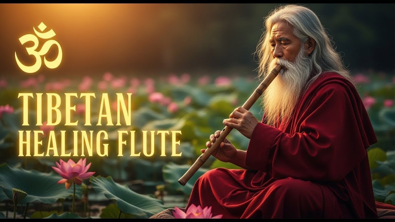 432Hz - Tibetan Flute Heals The Whole Body, Spirit - Heals All Damage of Body & Soul Sky High