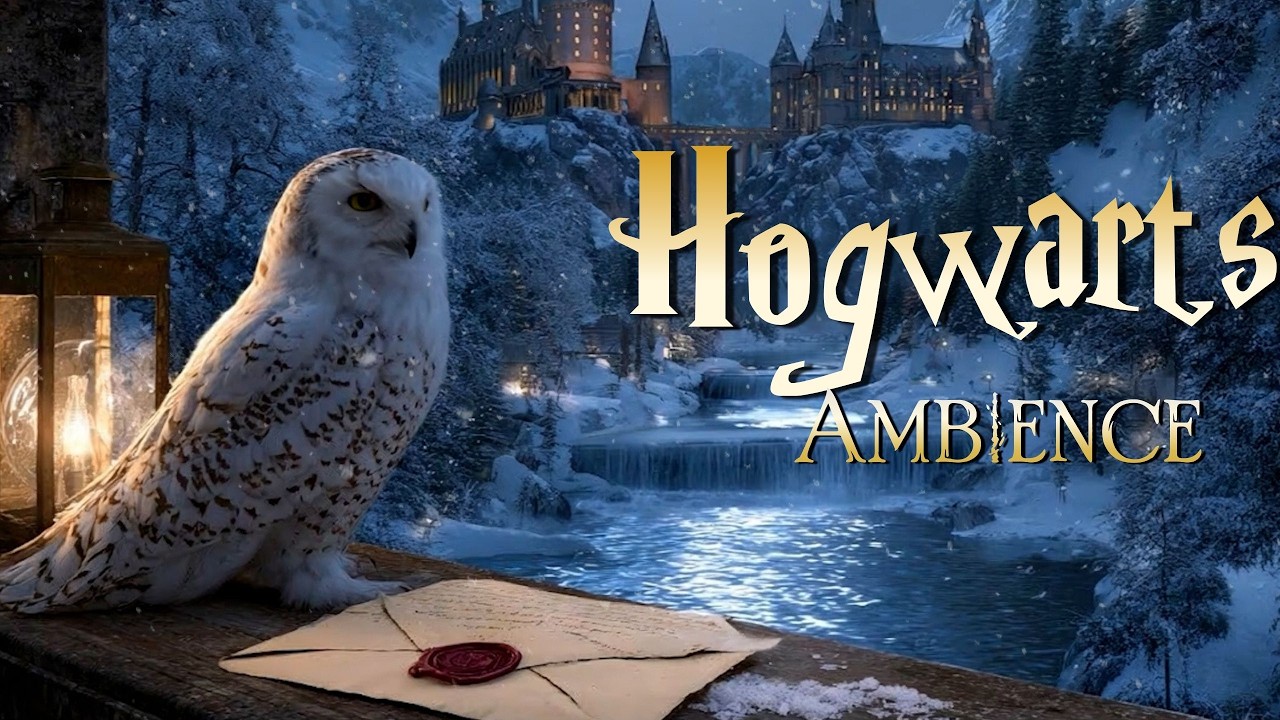 When Love Whispers at Hogwarts ❄️🕯️ Valentine’s Night Ambience & Calm Music