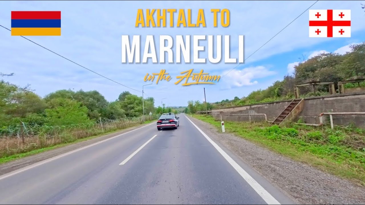 Driving in Armenia 🇦🇲 to Georgia 🇬🇪 | Scenic Road Trip from Akhtala to Marneuli, October 2025