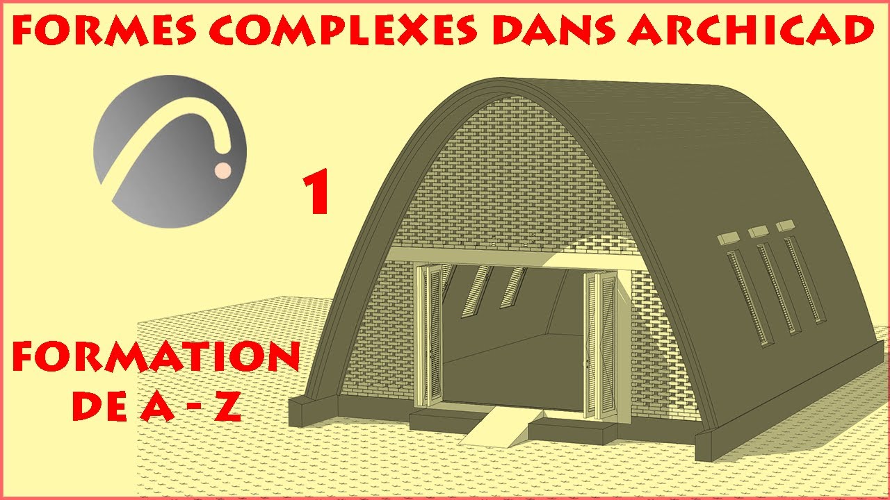 1 | ARCHICAD | Profils Complexes Sur ArchiCAD | Forme Complexe Dans ARCHICAD | Tuto Pour Débutant