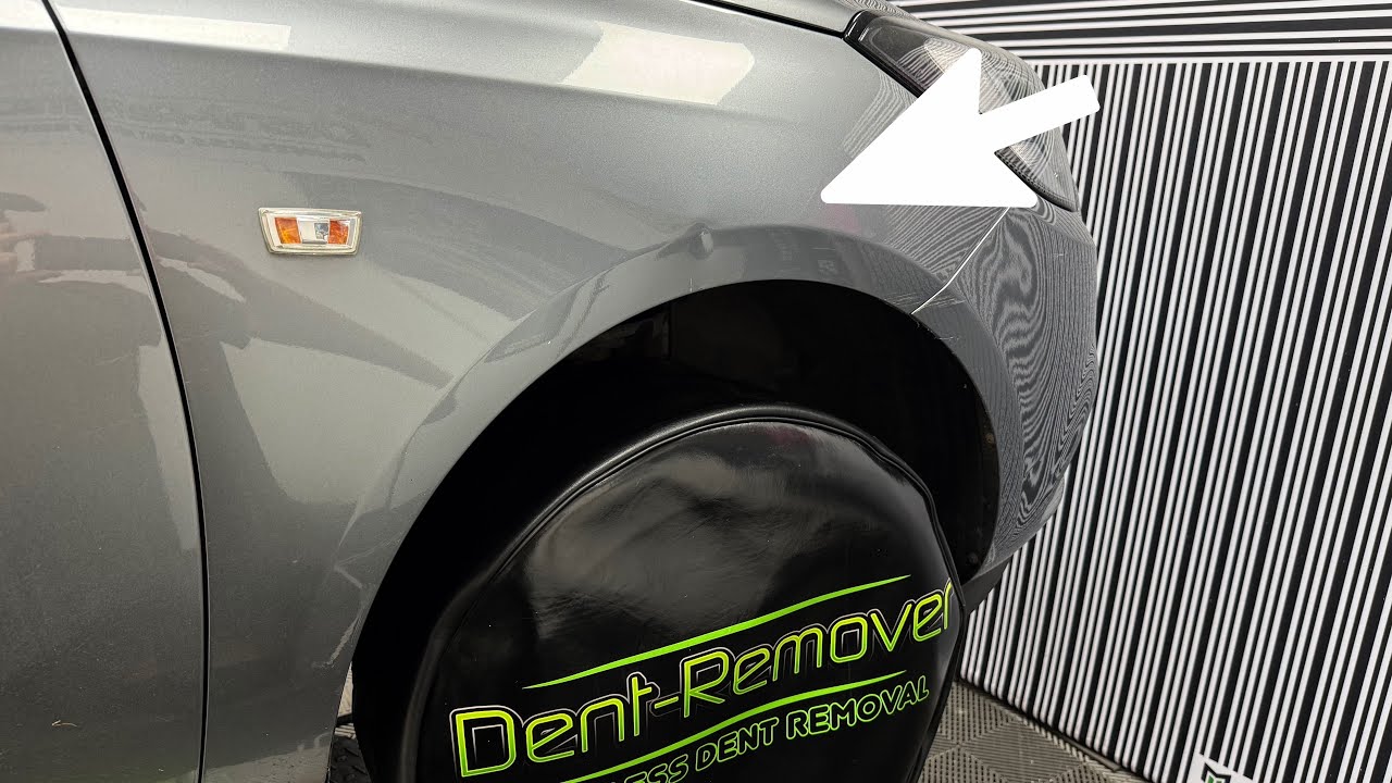 Small car dent repair with Paintless Dent Removal #paintlessdentremoval
