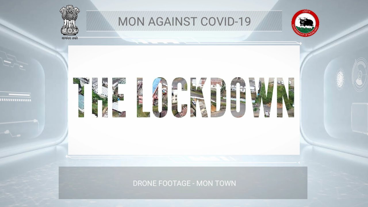 Drone Footage | Lockdown - Mon Town, Nagaland