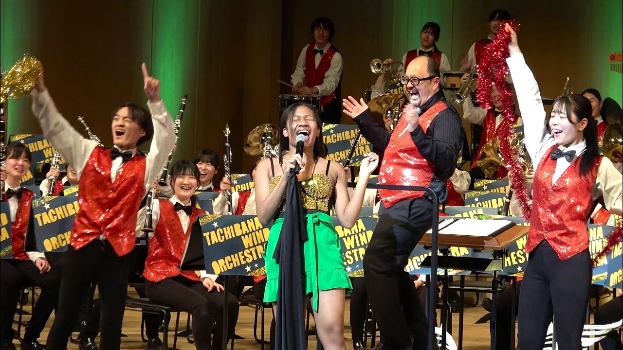 川崎市立橘高等学校吹奏楽部 第54回定期演奏会 3部 ポップスステージ ディープパープルメドレー ミュージカル美女と野獣 ＠カルッツかわさき 240318
