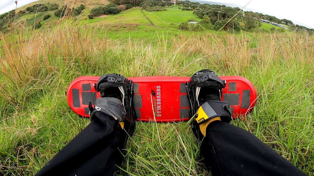 THE GRASS SNOWBOARD!