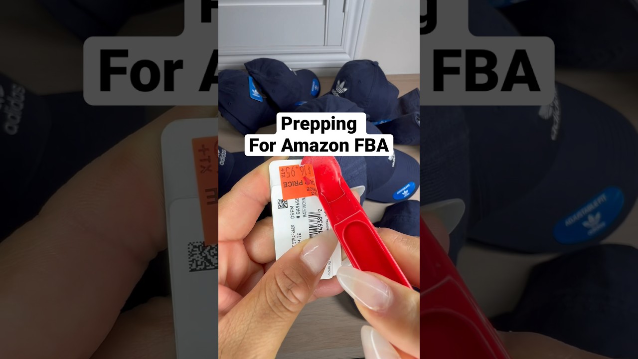 Quick How to Prep Video - Enjoy 💕 #sidehustle #amazonfba #reselling #clearance #resell #adidas #fba