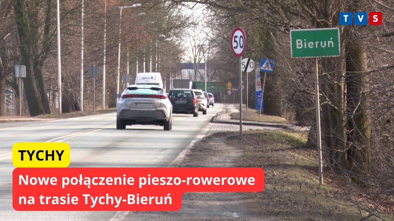 Nowe połączenie pieszo-rowerowe w Tychach