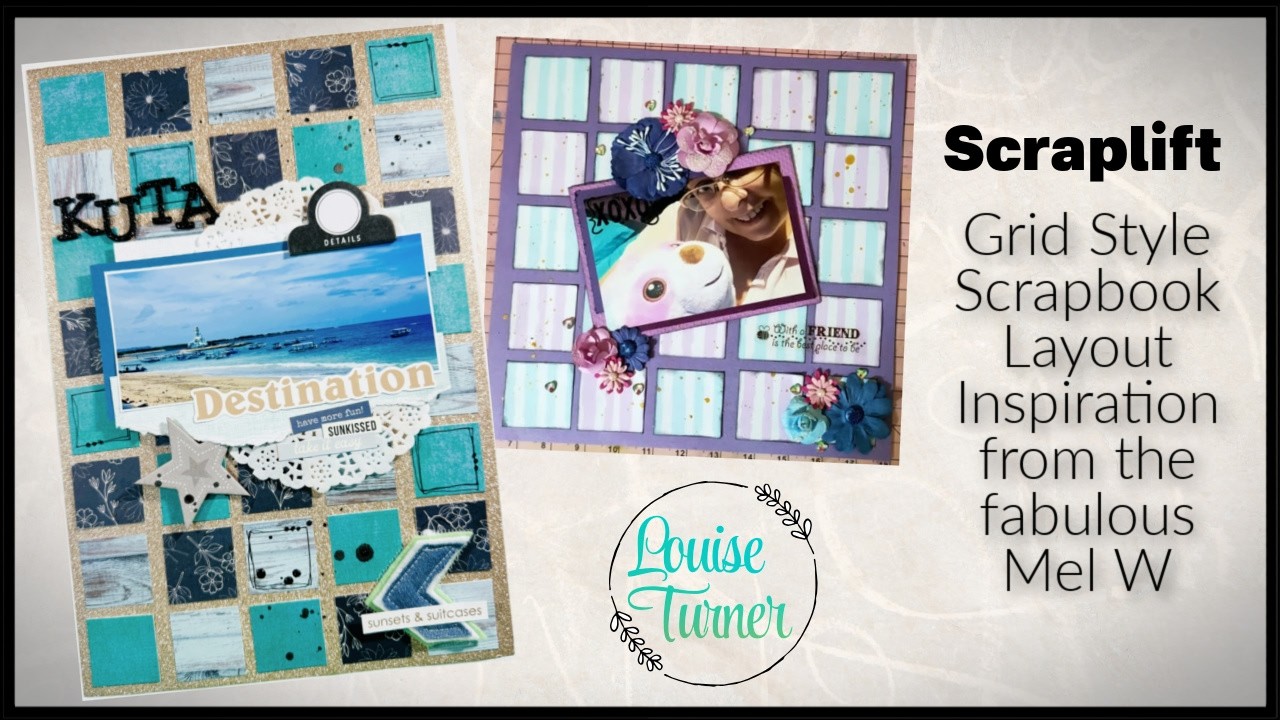 Scrapbook Layout - Scraplift Mel W - Just for Fun #scrapbooking