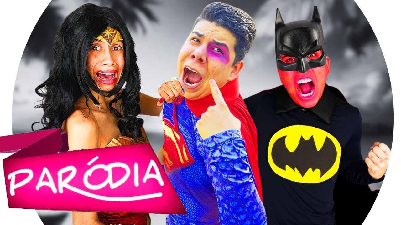 1 HORAS DAS MELHORES PARÓDIAS DE SUPER HERÓIS, CORINGA E ARLEQUINA (FILME COMPLETO)
