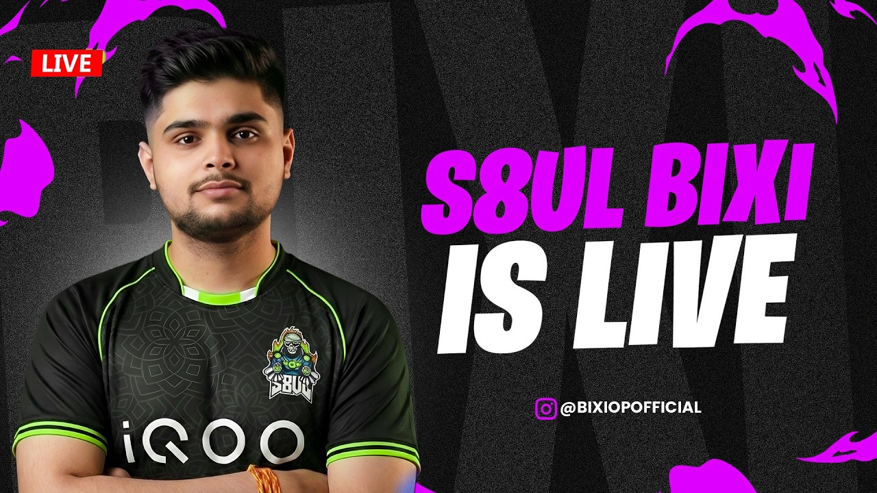 S8UL BIXI is Live🔥SOLO VS SQUAD | BGMI LIVE w BIXI OP